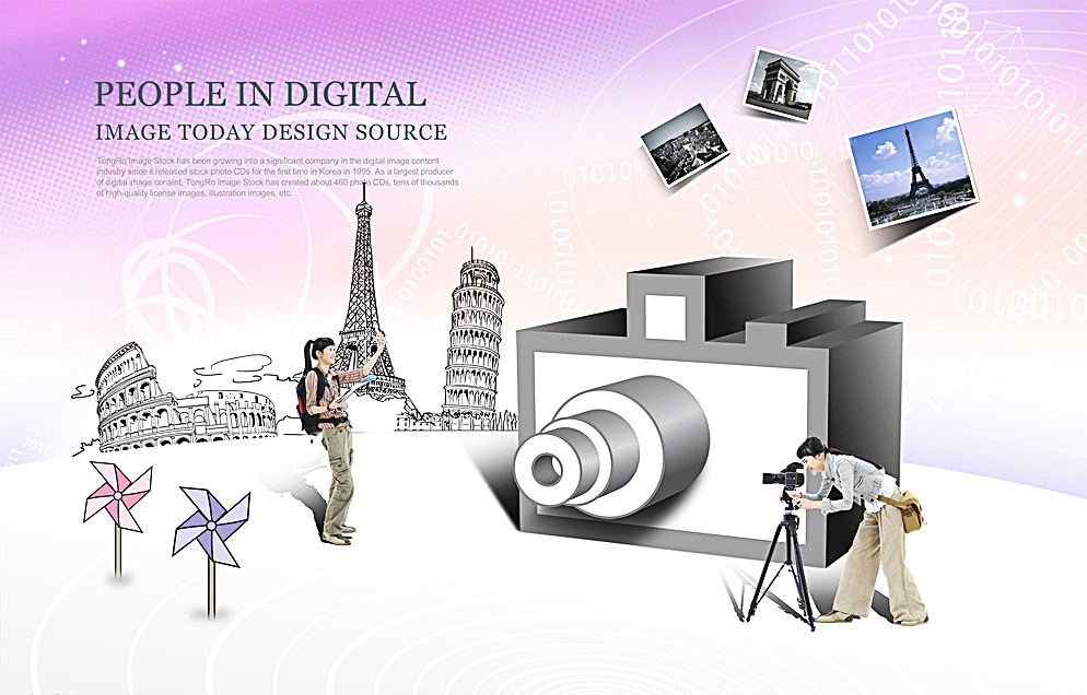 炫彩視界 當紫色遇見科技——時尚數碼產品海報的視覺盛宴